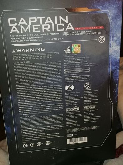 Hot Toys Marvel Captain America Avengers Endgame 2012 Steve Rogers MMS-563 Action Figure