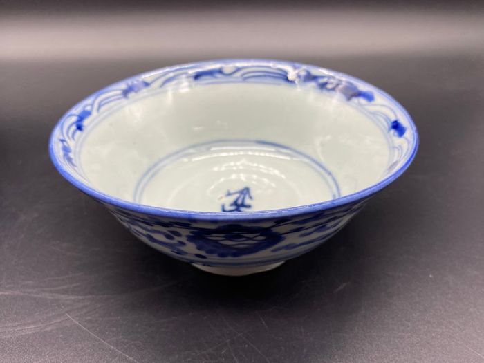 Chinese Qing Porcelain 3 Bowls 18th Century Blue / White