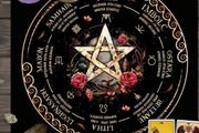 Witchy House Decoration with Ancient Calendar - unique gift