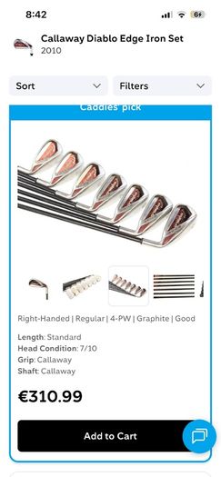 Callaway Diabolo Edge Iron Set