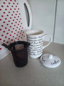 Whittard of Chelsea Coffee Mug and  Lid