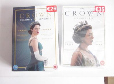 The Crown Complete  Seasons 1 to 3 DVD' s New