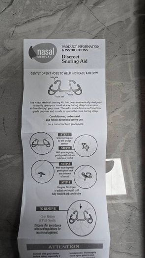 Discreet Snoring Aid