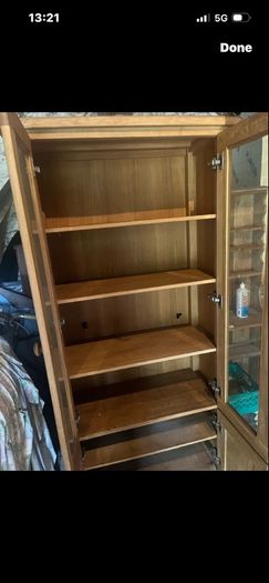 Solid oak cabinet