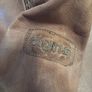 Womens Brown leather jacket size 12-14uk Image 3