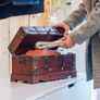 Treasure Chest with Lock / Treasure Chest / France Wooden Box / Various Sizes Image 8