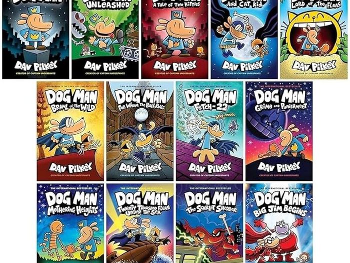 Children's Books - BRAND NEW Dog Man - FREE POST - 6 Hardback & 7 Paperback