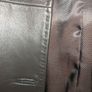Ladies Brown Leather Coat Image 8