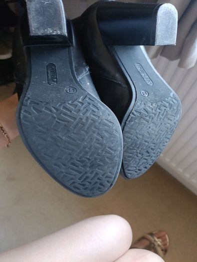 Leather boots size 41 (uk 7)
