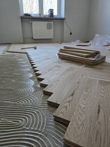 Herringbone Floor Solid Oak