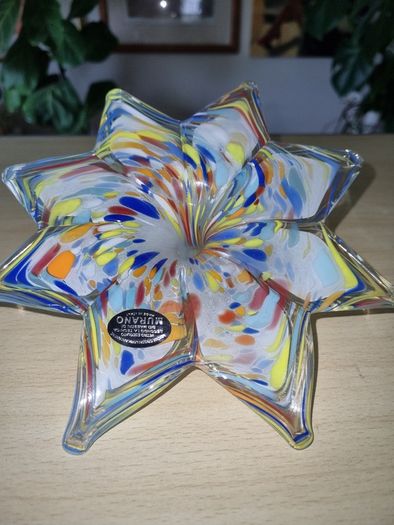 Murano glass flower