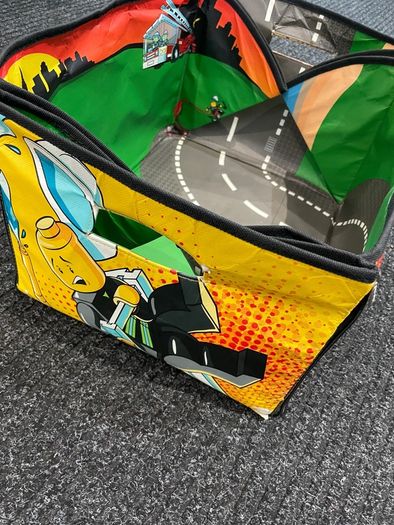 Lego City Fireman Playmat Zipbin Storage 2009