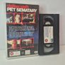 Stephen King's Pet Sematary VHS (1989)  Original Big Box Ex-Rental (Rare Cult Horror) Image 2