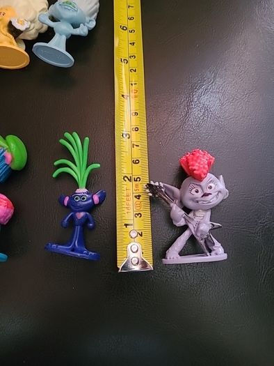 Set of Troll cake toppers