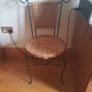 Stunning Design Show Piece Wrought Iron and Rattan Chair Image 10