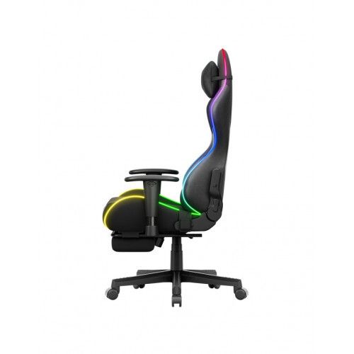 Huzaro Force 5.7 Black RGB Gaming Chair with Extendable Footrest