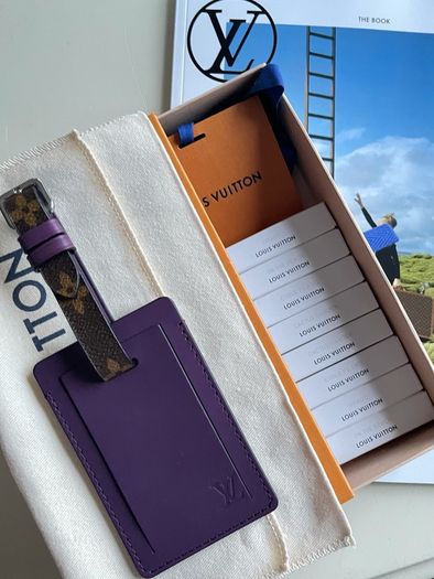 Genuine Louis Vuitton Luggage Tag/ Bag Charm