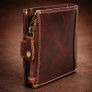 Genuine Leather Wallet Luxury Handmade RFID Secure Wallet Image 3