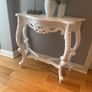 Beautiful French console table in Farrow & Ball white Image 2