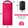 Sleeping Bag Adults 3-4 Season Warm Weather & Winter, Lightweight,Waterproof Indoor & Outdoor Use (MULTIPLE COLOURS) Image 10