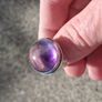Early Twentieth Century Sterling Silver Amethyst Ring (14g) Image 5
