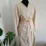 STAFF Hand made linen coat or dress , kimono one size 12- 14 - 16 Image 7