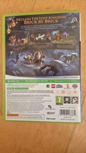 LEGO The Hobbit Xbox 360 Original PAL