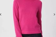 Hobbs London Pink Audrey Jumper Wool Cashmere Roll Neck Sweater