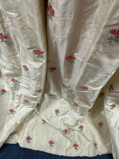 Very Large Stunning Single Silk Interlined Curtain 60"/153cm x 95"/241cm drop