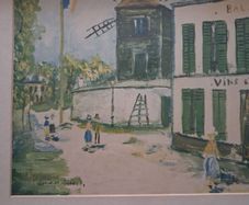 Rue A Sannais by Utrillo