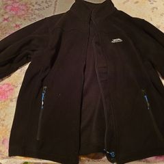 small black trespass fleece mens sweater shirt