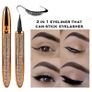 Magic Self Adhesive Eyeliner Pen Waterproof No Glue Quick-drying Black Eyeliner Image 4