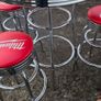 Man Cave Milwaukee bar table +3 chairs Image 2
