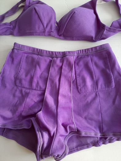 Genuine 70's vintage shorts and bikini top