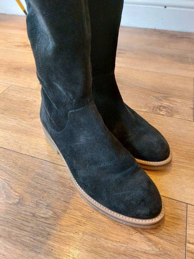 Van Dal- Black Suede Boots- size uk 6/eur39