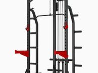 main image for ad Heavy Duty Half Rack+Lat Pulldown &amp; Row Attachment