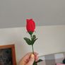 red rose long stem fake flowers bundle Image 3
