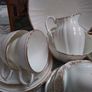 Mixed Set of White & Gold Teawares Image 2