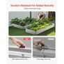 Metal Raised Garden Bed, 12 x 4 x 1 ft Outdoor Galvanized Planter Box, with Open Bottom, Large Planter Raised Bed for Gardening Vegetables Image 3