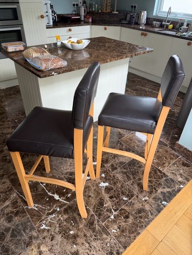 island stools x 2