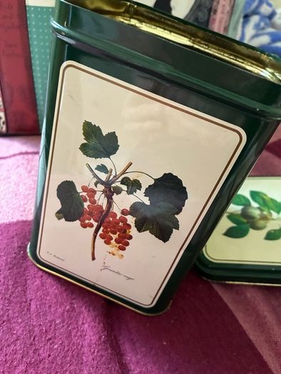 Antique tin box