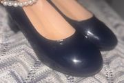 Brand new navy girls shoe with heel size 11 &amp; size 13