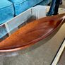 Vintage MCM 1960s Shaped Teak Leaf Dish Image 9