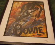 David Bowie (Painting; not the actual singers corpse like!)