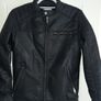 Biker style faux leather jacket Image 3