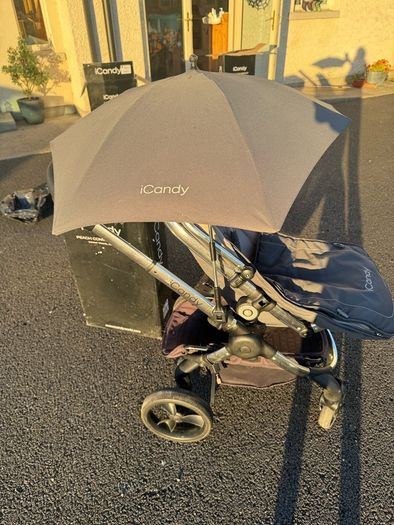 icandy peach double buggie travel system