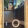 LED Bathroom Mirror Bluetooth Speakers Antifog Makeup Zoom x5 Dual LED Bright Light Vanity Ensuite Music Image 7