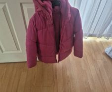 Girls Pink Heavy Jacket 11-12 XL