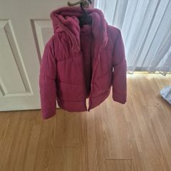 Girls Pink Heavy Jacket 11-12 XL