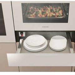 Samsung NL20B5100WA/EU 14cm Integrated Warming Drawer Satin Beige